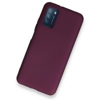 Newface Xiaomi Pocophone M3 Kılıf First Silikon - Mürdüm