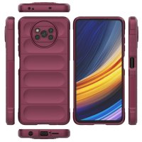 Newface Xiaomi Pocophone X3 Kılıf Optimum Silikon - Bordo