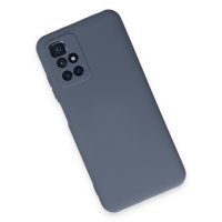 Newface Xiaomi Redmi 10 2022 Kılıf Nano içi Kadife Silikon - Gri