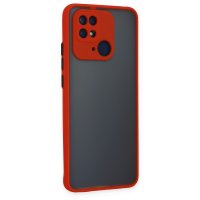 Newface Xiaomi Poco C40 Kılıf Montreal Silikon Kapak - Kırmızı