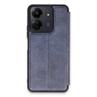 Newface Xiaomi Poco C65 Kılıf Flip Cover - Lacivert