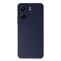 Newface Xiaomi Poco C65 Kılıf Nano içi Kadife Silikon - Lacivert