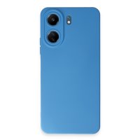 Newface Xiaomi Poco C65 Kılıf Nano içi Kadife Silikon - Mavi