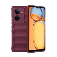 Newface Xiaomi Poco C65 Kılıf Optimum Silikon - Bordo