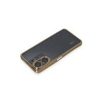 Newface Xiaomi Redmi 13C Kılıf Razer Lensli Silikon - Gold