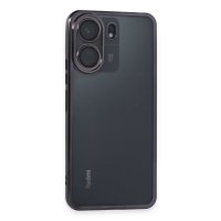 Newface Xiaomi Poco C65 Kılıf Razer Lensli Silikon - Mor