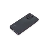 Newface Xiaomi Redmi 13C Kılıf Razer Lensli Silikon - Mor