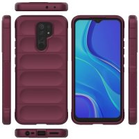 Newface Xiaomi Redmi 9 Kılıf Optimum Silikon - Bordo