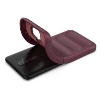 Newface Xiaomi Redmi 9 Kılıf Optimum Silikon - Bordo