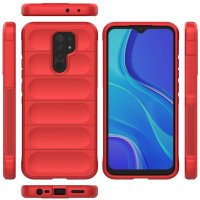 Newface Xiaomi Redmi 9 Kılıf Optimum Silikon - Kırmızı