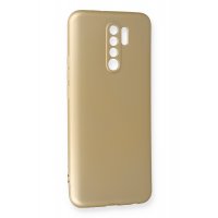 Newface Xiaomi Redmi 9 Kılıf First Silikon - Gold