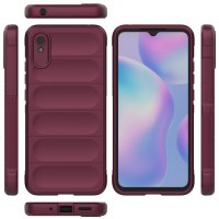 Newface Xiaomi Redmi 9A Kılıf Optimum Silikon - Bordo