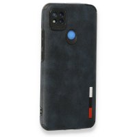 Newface Xiaomi Redmi 9C Kılıf Loop Deri Silikon - Lacivert