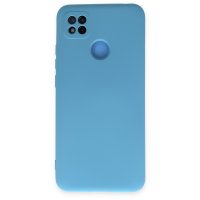 Newface Xiaomi Redmi 9C Kılıf Nano içi Kadife Silikon - Mavi