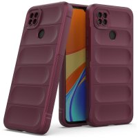 Newface Xiaomi Redmi 9C Kılıf Optimum Silikon - Bordo