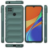 Newface Xiaomi Redmi 9C Kılıf Optimum Silikon - Koyu Yeşil