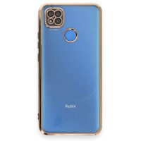 Newface Xiaomi Redmi 9C Kılıf Razer Lensli Silikon - Gold