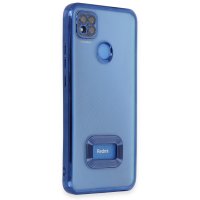 Newface Xiaomi Redmi 9C Kılıf Slot Silikon - Mavi