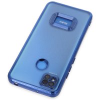 Newface Xiaomi Redmi 9C Kılıf Slot Silikon - Mavi