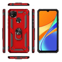 Newface Xiaomi Redmi 9C Kılıf Sofya Yüzüklü Silikon Kapak - Lacivert