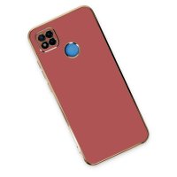 Newface Xiaomi Redmi 9C Kılıf Volet Silikon - Kırmızı