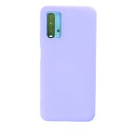 Newface Xiaomi Redmi 9T Kılıf Nano içi Kadife Silikon - Lila