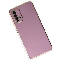 Newface Xiaomi Redmi 9T Kılıf Volet Silikon - Mor