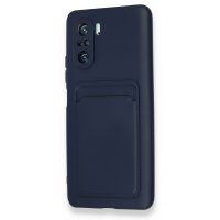 Newface Xiaomi Redmi K40 Pro Kılıf Kelvin Kartvizitli Silikon - Lacivert