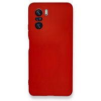 Newface Xiaomi Redmi K40 Pro Kılıf Nano içi Kadife Silikon - Kırmızı