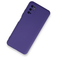 Newface Xiaomi Redmi Note 10 5G Kılıf Nano içi Kadife Silikon - Mor