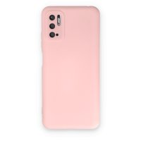 Newface Xiaomi Redmi Note 10 5G Kılıf Nano içi Kadife Silikon - Pudra