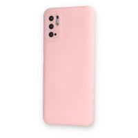 Newface Xiaomi Redmi Note 10 5G Kılıf Nano içi Kadife Silikon - Pudra