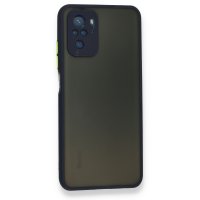 Newface Xiaomi Redmi Note 10 Kılıf Montreal Silikon Kapak - Lacivert