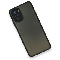 Newface Xiaomi Redmi Note 10 Kılıf Montreal Silikon Kapak - Siyah