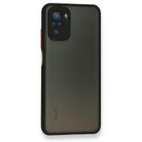 Newface Xiaomi Redmi Note 10 Kılıf Montreal Silikon Kapak - Siyah