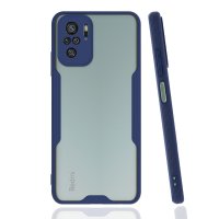 Newface Xiaomi Redmi Note 10 Kılıf Platin Silikon - Lacivert