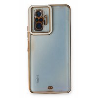 Newface Xiaomi Redmi Note 10 Pro Kılıf Liva Lens Silikon - Beyaz