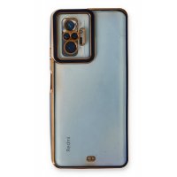 Newface Xiaomi Redmi Note 10 Pro Kılıf Liva Lens Silikon - Mavi