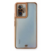 Newface Xiaomi Redmi Note 10 Pro Kılıf Liva Lens Silikon - Rose