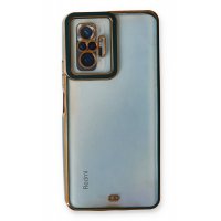 Newface Xiaomi Redmi Note 10 Pro Kılıf Liva Lens Silikon - Yeşil