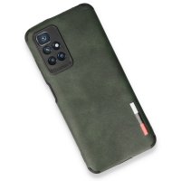 Newface Xiaomi Redmi Note 11 4G Kılıf Loop Deri Silikon - Yeşil