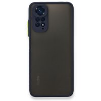 Newface Xiaomi Redmi Note 11 Kılıf Montreal Silikon Kapak - Lacivert