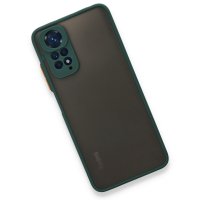 Newface Xiaomi Redmi Note 11 Kılıf Montreal Silikon Kapak - Yeşil