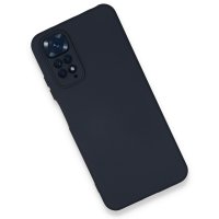 Newface Xiaomi Redmi Note 11 Kılıf Nano içi Kadife Silikon - Lacivert