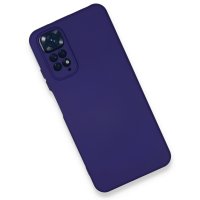 Newface Xiaomi Redmi Note 11 Kılıf Nano içi Kadife Silikon - Mor