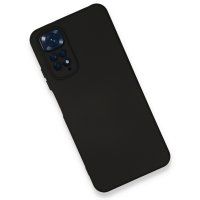 Newface Xiaomi Redmi Note 11 Kılıf Nano içi Kadife Silikon - Siyah