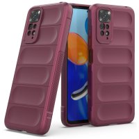 Newface Xiaomi Redmi Note 11 Kılıf Optimum Silikon - Bordo