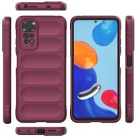 Newface Xiaomi Redmi Note 11 Kılıf Optimum Silikon - Bordo