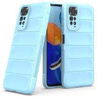 Newface Xiaomi Redmi Note 11 Kılıf Optimum Silikon - Sky Blue