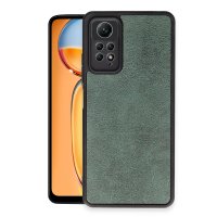 Newface Xiaomi Redmi Note 11 Pro Kılıf Aras Deri Kapak - Koyu Yeşil